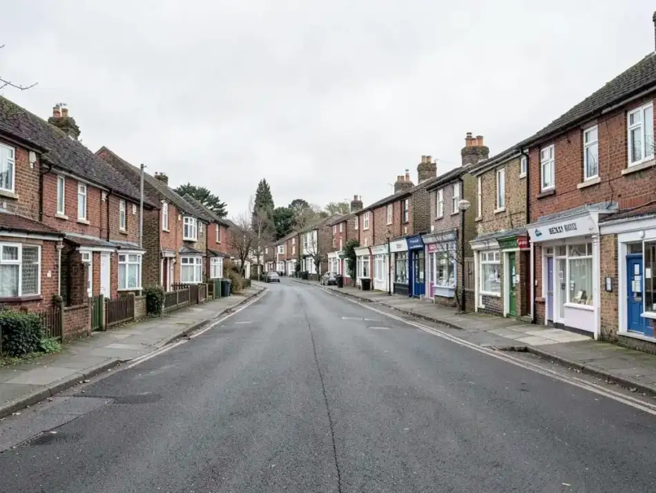 London streets and residential blocks in Bexley where we carry out fire risk assessments