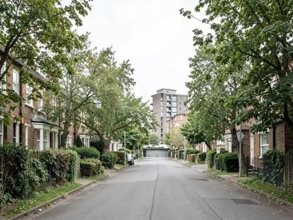 London streets and residential blocks in Bromley where we carry out fire risk assessments