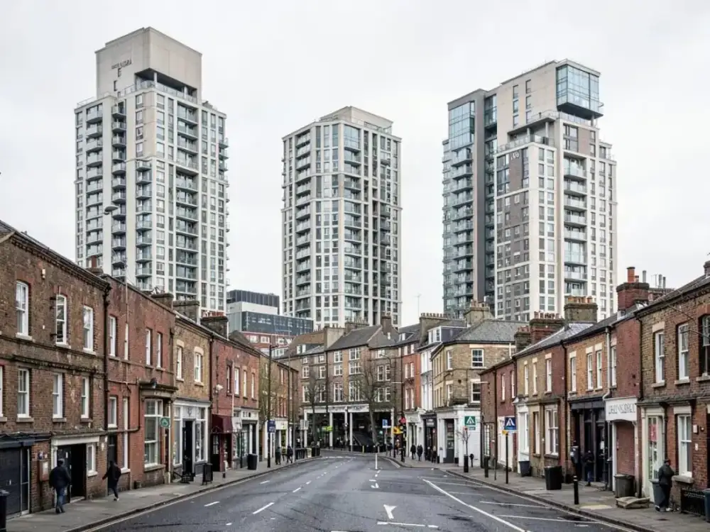 London streets and residential blocks in Newham where we carry out fire risk assessments